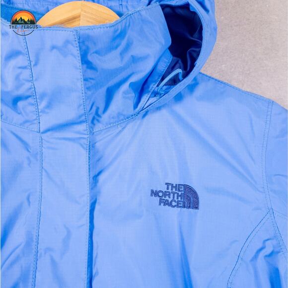 The North Face Dryvent Windbreaker Jacket Blue Hooded Gorpcore Women's Sz M - Picture 5 of 16